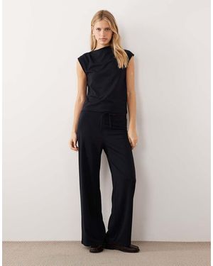 Mango Candela Jersey Trouser C-Ord - Blue