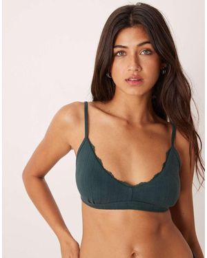 Abercrombie & Fitch Brassière Traforata - Blu