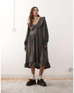 The Ragged Priest Curio Mini Dress - Natural