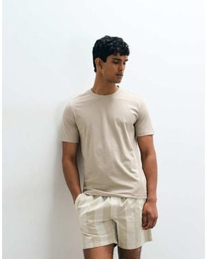 Mango Classic Slim Fit T-shirt - White