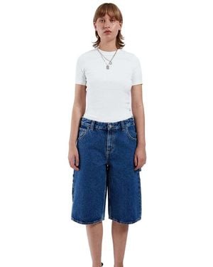 Dr. Denim Bree Worker Shorts - Blue