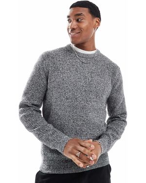 River Island – langärmliger strickpullover - Grau