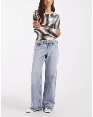 Hollister Adjustable Baggy Jeans - Blue