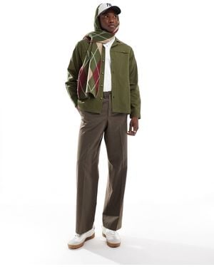 Another Influence Revere Collar Utility Shirt - Green