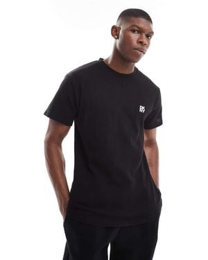 DKNY Diamonds Waffle Tee - Black