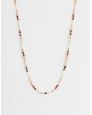 Accessorize Collar De Cuentas Redondas - Multicolor