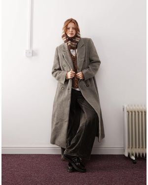 Collusion – eleganter longline-mantel - Grau