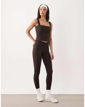 Tala Dayflex Wrap High Waisted legging - Brown