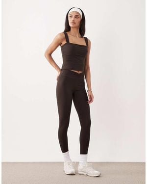 Tala Dayflex Wrap High Waisted legging - Brown