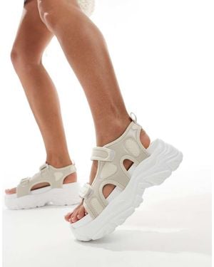 Truffle Collection Super Chunky Sports Sandals - White