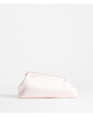 TOPSHOP Anna Middelgrote Hoekige Clutch - Naturel