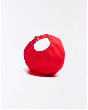 Bershka Bestickte kappe - Rot