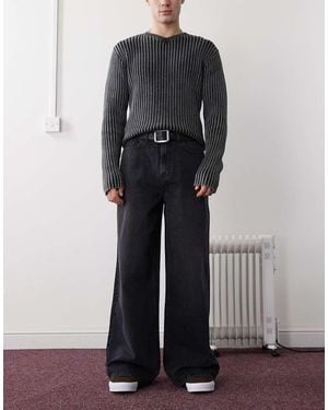 Collusion X003 Wide Leg Jeans - Black