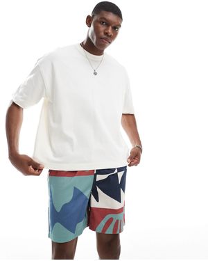 Parlez Virginia Drawstring Printed Shorts - White