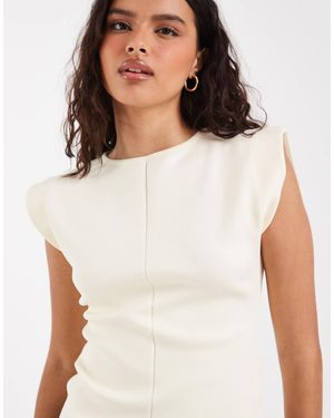 River Island – figurbetontes feinstrick-oberteil - Weiß