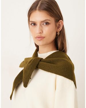 Accessorize – kleiner, dreieckiger strickschal - Natur