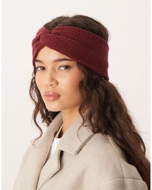 ASOS Textu Knit Headband - Black