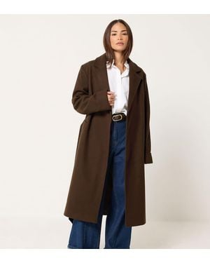 PixieGirl Petite Wrap Belt Coat - Black