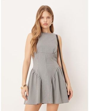 ASOS Corset Mini Dress - Grey