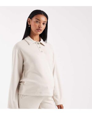 Vero Moda Super Soft Polo Top Co-Ord - White