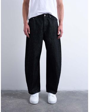 TOPMAN Vaqueros Rígidos De Corte Barrel De - Azul