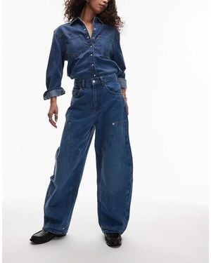 ASOS Carpenter Detail Barrel - Blue