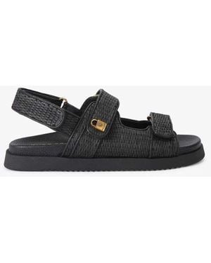 Kurt Geiger Kgl Brixton Lock Sandal Flat Sandals - Black