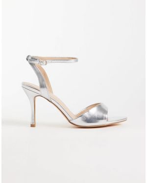 SEQWL Lolly Heeled Sandal - White