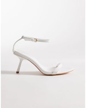 Public Desire Sandalias Blancas De Tacón De - Blanco