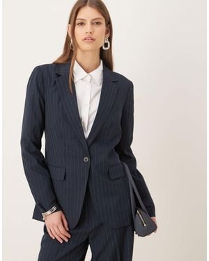 Vila Tailored Blazer Co-ord - Blue