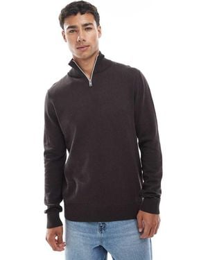 JJ Rebel Maglione Con Zip Corta - Grigio