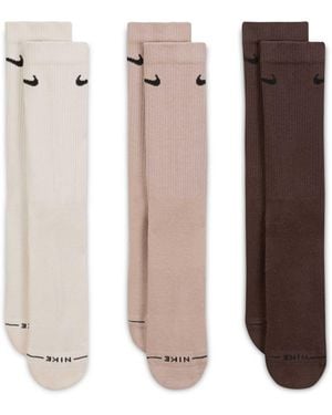 Nike Everyday Plus 3 Pack Crew Socks - White