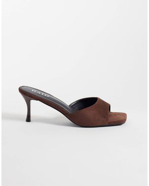 Raid Wide Fit Cerese mules mit absatz - Braun