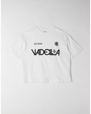 ASOS Boxy Oversized T-Shirt With Text Graphic - White