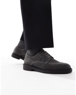 ASOS – schnürschuhe aus wildleder - Schwarz