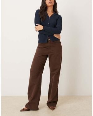Glamorous Relaxed Fit Straight Jeans - Blue