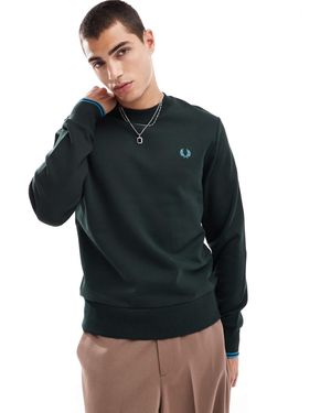 Fred Perry Crew Neck Sweatshirt - Black