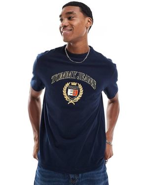 Tommy Hilfiger Gold Crest Logo T-shirt - Blue
