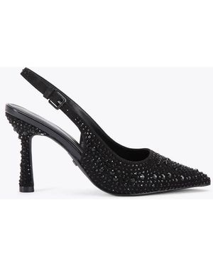 KG by Kurt Geiger Adina Gem Heeled Shoes - White