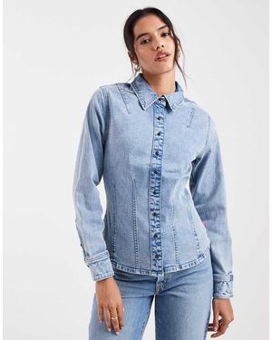 Levi's Camisa Vaquera Entallada De - Azul