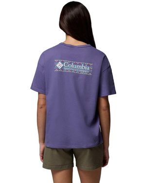 Columbia Csc Heavyweight Graphic Tee - Purple