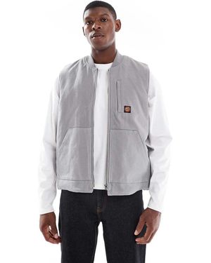 Santa Cruz Classic Label Regular Fit Gilet - Grey