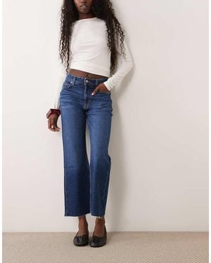 BOSS Vaqueros Wide Leg Con Lavado Rinse En - Azul
