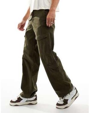 Jack & Jones – locker geschnittene cargohose - Grün