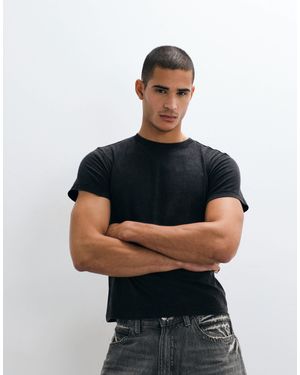 Weekday Shrunken Fit T-shirt - White