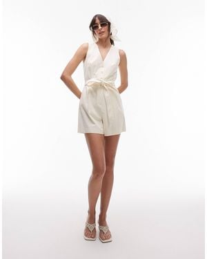 & Other Stories – eleganter playsuit - Weiß