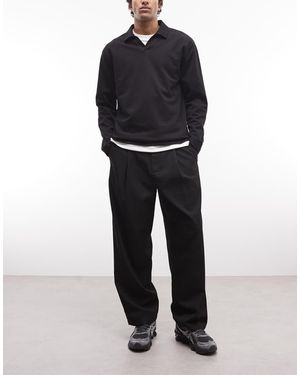Obey Otis Pleated Trousers - Black