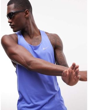 Nike Fast Dri-fit Perforated Vest - Blue