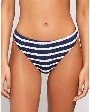 Tezenis Sailor Stripe Brazilian Briefs - Blue