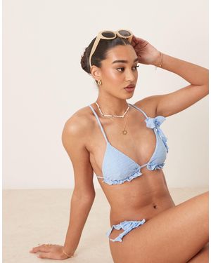 Wild Lovers – blue lagoon – triangel-bikinioberteil - Blau